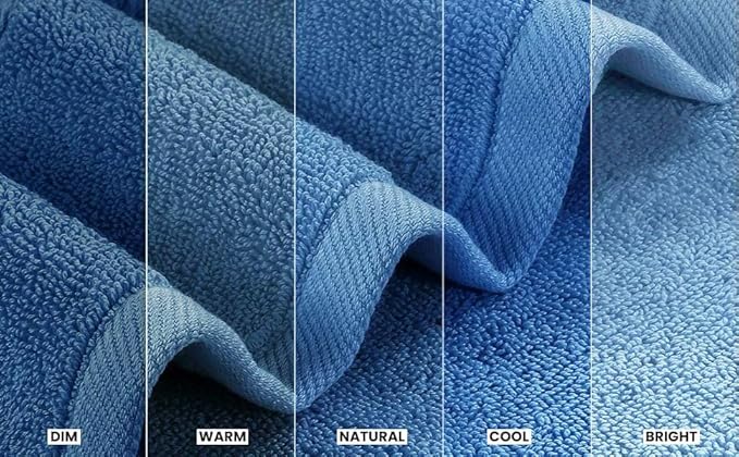 Utopia Towels 4 Pack Premium Bath Towels Set, 27 by 54 Inches, 100% Ring Spun Cotton 600GSM, Lightweight and Highly Absorbent Quick Drying Towels, Perfect for Daily Use, Electric Blue