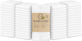 Softolle 100% Cotton Washcloths 60 Pack (12x12 Inches) Soft, Highly Absorbent Washcloth, Face Towels, Wash Cloths for Face, Ring Spun, Bulk Pack (White)