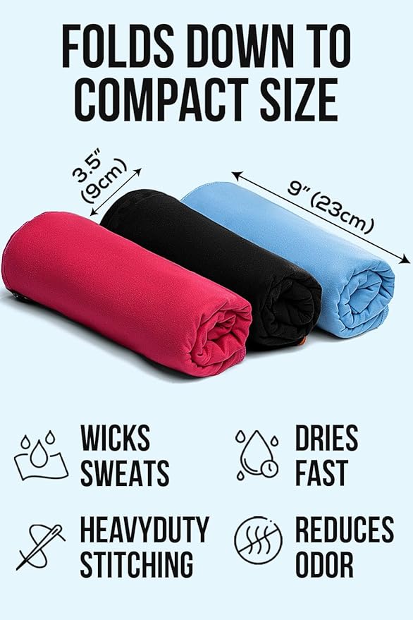 illusion Extra Large Microfibre Swimming Towel (71 '' Lx32 '' W)–Compact, Lightweight & Quick Dry Towel-Perfect for Travel, Gym, and Swim Towels Ideal for Post-Workout Showers & After Swimming