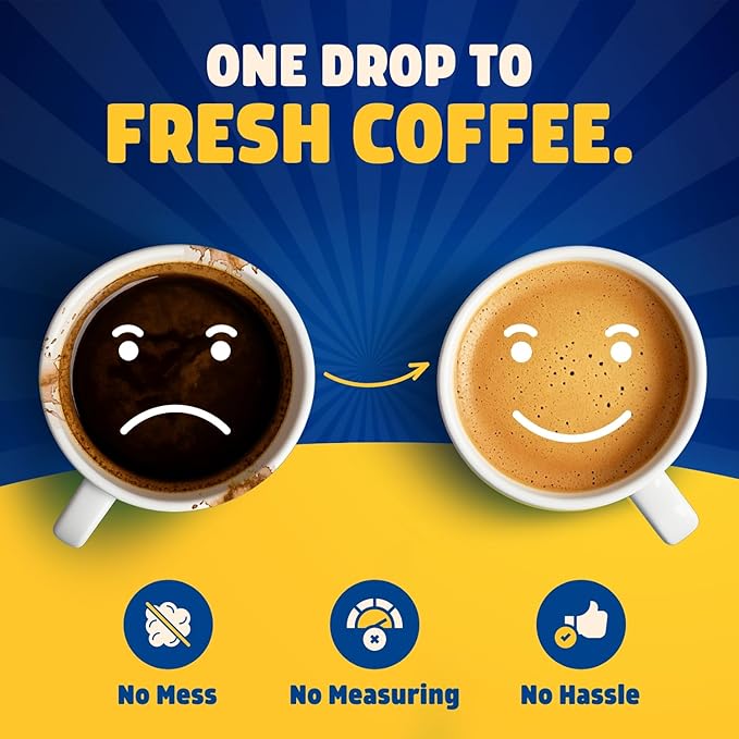 Coffee Maker Descaler - Easy to Use Coffee Machine Tablets Compatible with All Major Brands - Fast Acting Descaling Tablets Preserves Brew Flavor & Machine Longevity (24 Count)