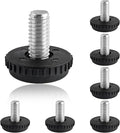 5/16"-18 Thread Levelers, 8 PCS Adjustable Furniture Feet, Screw in Leveling Feet for Table, Cabinets, Chairs, Stool Legs