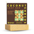 Cold-Process Natural 2-in-1 Luxurious Natural Soap Bar (4.2 oz) with Coconut Shreds | Light Exfoliation & Creamy Lather Body Bar | Cold-Processed, Handmade in Vietnam (Pack of 1)