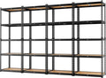 LEVELEVE 5-Tier Heavy Duty Storage Shelving Unit, 2000 lbs Capacity, Adjustable Metal Utility Shelf, 35" L x 16" W x 73" H for Garage, Kitchen, Pantry, Basement, Bathroom, Laundry,4 Pack