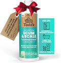 Uncle Todd's Scum & Scale Bathroom Cleaner Hard Water Stain & Soap Scum Remover – Bleach-Free, Heavy Duty Calcium Lime Rust Cleaner for Shower, Glass, Toilet, Tub & Sink – 16oz