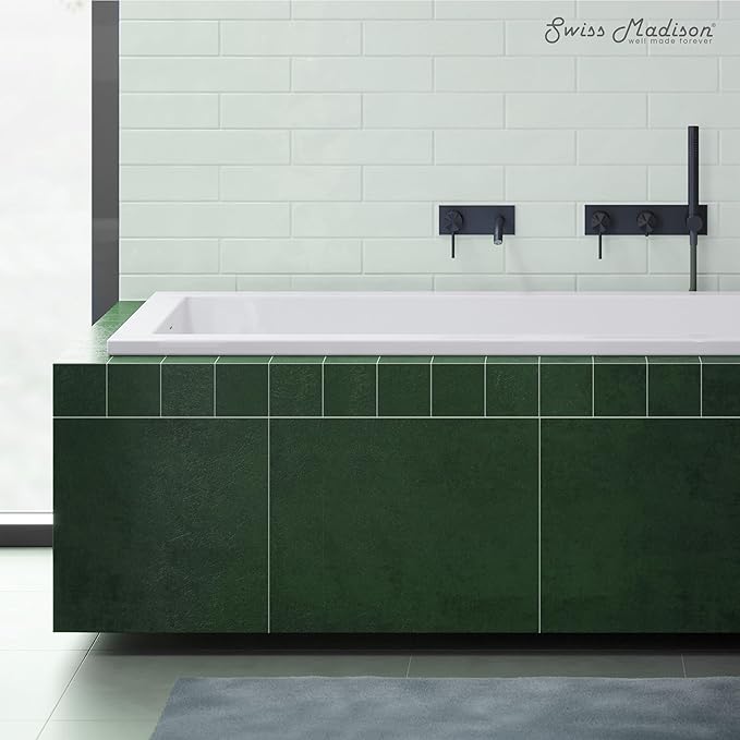 Swiss Madison Voltaire 48" x 30" Reversible Drain Drop-In Bathtub