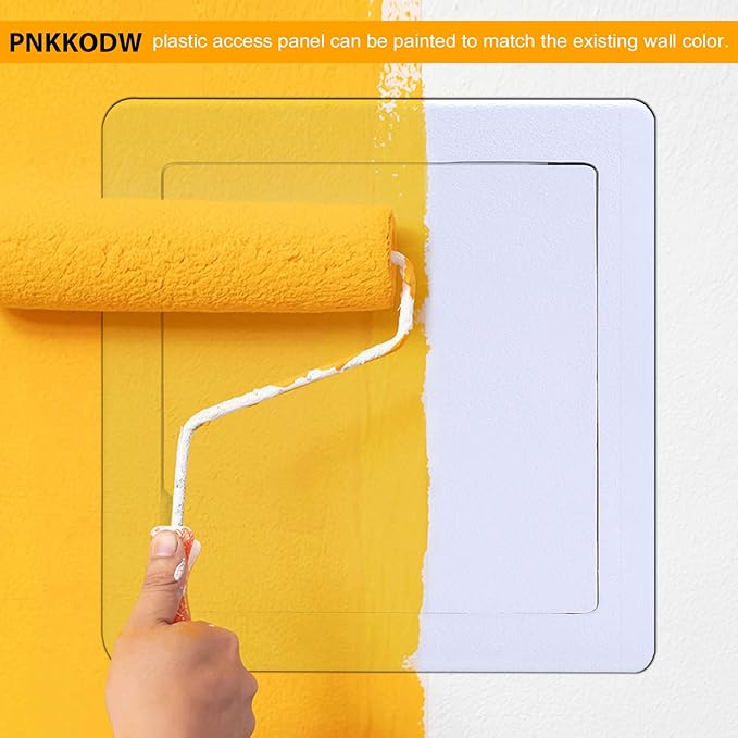 Plumbing Access Panel for Drywall 16 x 16 Inch Plastic Access Door Removable Wall Access Panel Ceiling Reinforced Hinged Durable White