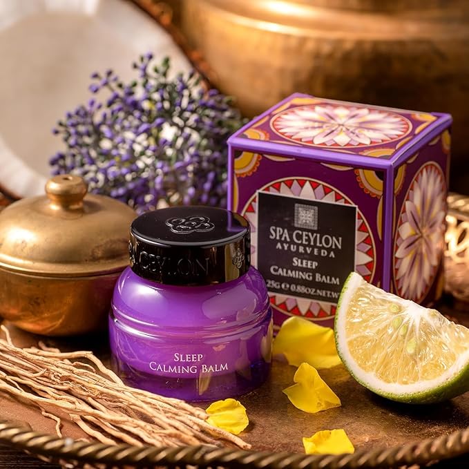 SPA CEYLON SLEEP Calming Balm | Natural Sleep Aid with Lavender & Ylang Ylang | Soothing Body Balm for Bedtime Routine | Suitable for All Skin Types