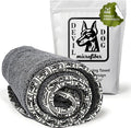 Premium Drying Towel – Small 16" x 24" Super Absorbent Microfiber Dog Bath Towel – Quick Dry, Soft & Durable Dog Towel for Drying Dogs – 1200 GSM Gray for Beach, Camping & Travel