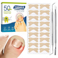 Ingrown Toenail Treatment, 50Pcs Breathable Ingrown Toenail Corrector Patches with Nail File & Lifter, Professional-Grade Treatment for Fast Results