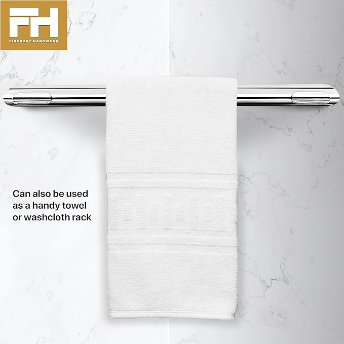 Shower Foot Rest, Corner Shower Bar for Shaving Legs, Wall Mounted Hotel Shower Foot Ledge, Brass Bar Bathroom Foot Step (Polished Chrome)