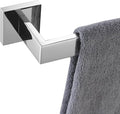 KOKOSIRI 16-Inch Single Towel Bar, Bathroom Kitchen Towel Holder, Wall Mounted SUS304 Stainless Steel Towel Rack, Polished Chrome, B4003CH-L16