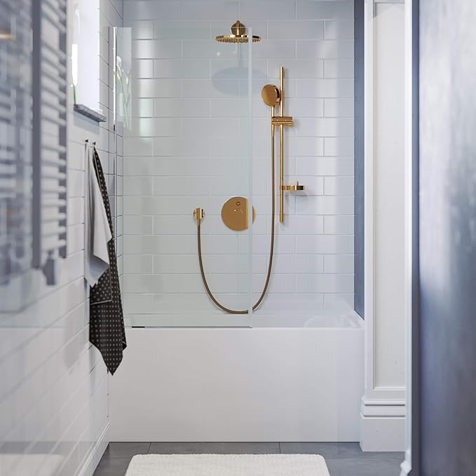 Swiss Madison Well Made Forever Voltaire 48"x32" Acrylic White, Alcove, Right Hand Drain, Apron Bathtub