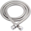 Brushed Nickel Shower Hose 59", Angle Simple Stainless Steel Replacement Head Hose, Flexible Hand Held Sprayer, 1/2" IPS