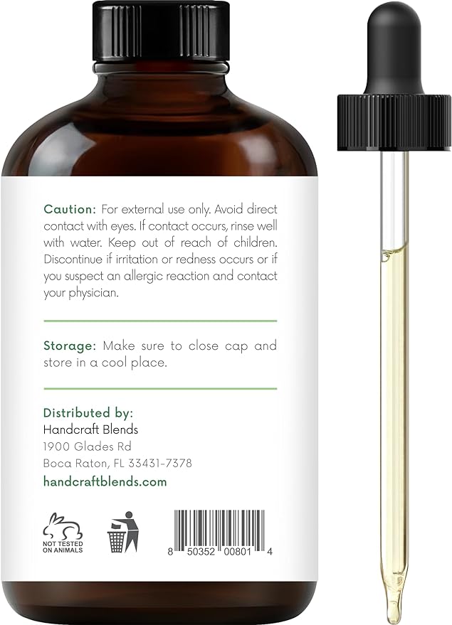 Handcraft Blends Tea Tree Essential Oil – Huge 4 Fl Oz – 100% Pure and Natural – Premium Grade Essential Oil for Diffuser and Aromatherapy, Skin, Massage, Candle and Soap Making Fragrance