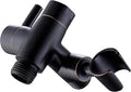 G-Promise Solid Metal Shower Arm Diverter with Holder for Hand Held Showerhead and Fixed Spray Head, G 1/2 3-Way Bathroom Universal Diverter System Replacement Part (Oil Rubbed Bronze)