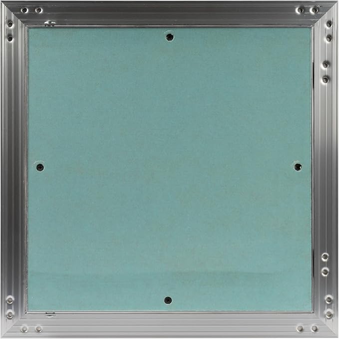 12" x 12" Inch Aluminum Drywall Access Panel - Service Shaft Door - Plumbing, Electricity, Heating, Alarm Wall Inspection hatch for Drywall - Bathroom Service Access Hole Cover