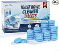 Automatic Toilet Bowl Cleaner Tablets 40 Pack, Long-Lasting Drop-in Tank Tablets with Sustained-Release Technology, Fight Tough Stains & Odors, Household & Commercial Use, Compatible with Most Toilets