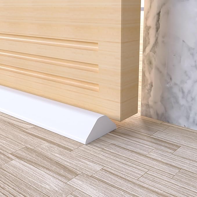 Collapsible Shower Threshold Water Dam, Shower Door Water Dam Barrier, Dry and Wet Separation Door Dam Water Stopper Kitchen Shower Threshold Silicon Water Blocker(67Inch)