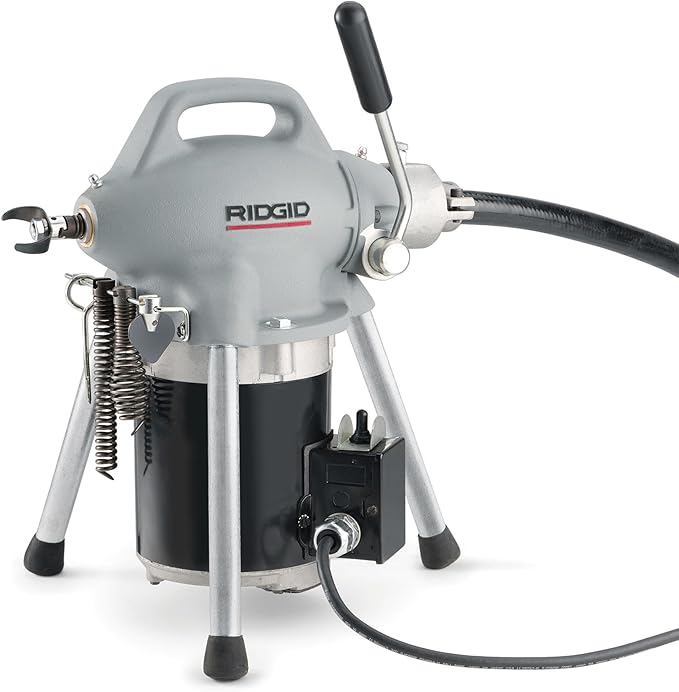 RIDGID 58920 Model K-50 Sectional Drain Cleaning Machine with 1/6 Horsepower Motor