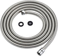 Purelux Shower Head Hose 118 Inches (3 Meters or approx. 10 Feet) Extra Long Handheld Showerhead Extension, Universal Replacement Made of Stainless Steel Polished Chrome