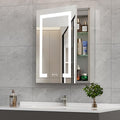 LED Bathroom Mirror 20 * 26 Stepless Dimmable Wall Mirrors with Anti-Fog, Shatter-Proof, Memory, 3 Colors, Memory Function, Water Proof, Decor Vanity Mirror
