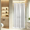 AooHome 36x72 Inch Shower Curtain Liner, EVA 3D Water Cube Shower Curtain with Bottom Magnets, Water Repellent, Heavy Duty, Semi Transparent