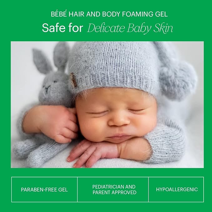 MAKARI Baby Care Bundle | Hypoallergenic Foaming Gel & Softness Care Baby Oil | Gentle Hair and Body Wash & Nourishing Oil for Sensitive, Delicate Skin