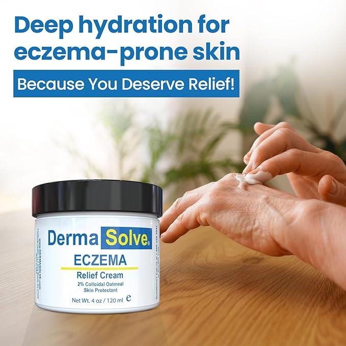 Dermasolve Full Body Eczema Relief Lotion Cream - Flare Control Therapy Balm That Protects, Moisturizes, and Repairs Skin Kids, Babies & Adults - Steroid Free (4 Fl Oz, 1)