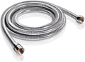PHASAT 118-Inch Extra Long Indoor Outdoor Shower Tube Replacement Stainless Steel Handheld Shower Hose,Chrome,A3107C-3.0