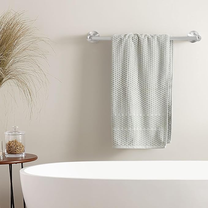 4 Piece Bathroom Hand Towel Holder Set, Adjustable Towel Racks for Bathroom Wall Mounted, Stainless Steel Brushed Nickel Towels Bar, 24 Inch Bath Room Accessories Set