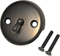 DANCO Overflow Plate with Trip Lever, Oil Rubbed Bronze, 1-Pack (89472) , Oil-Rubbed Bronze