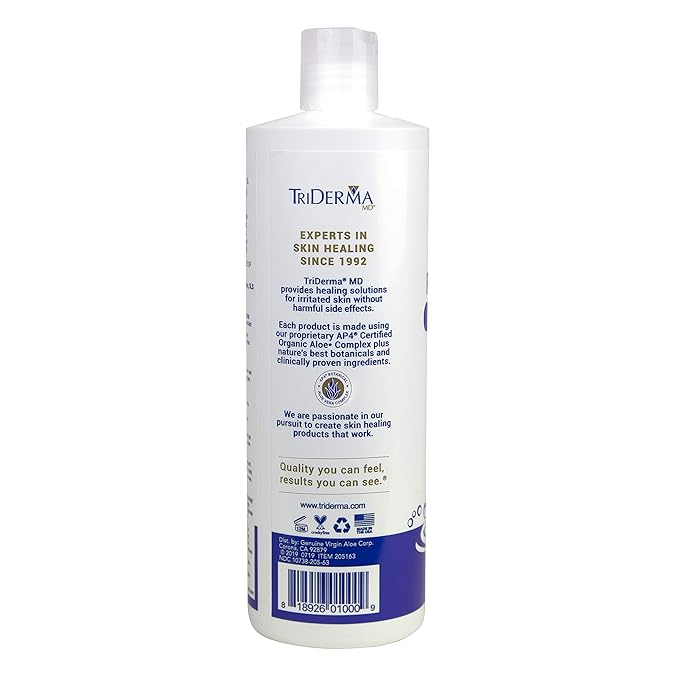 TriDerma Eczema Fast Healing Body Wash for Sensitive Skin 16 Ounces