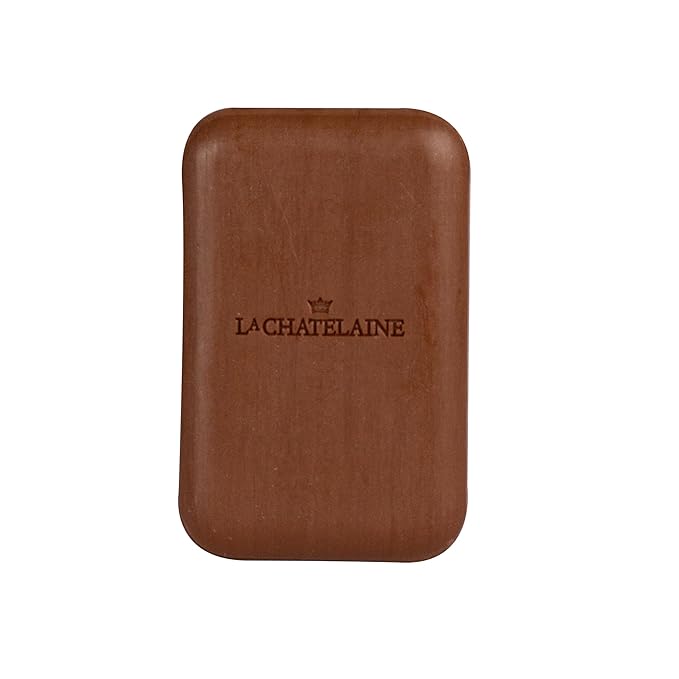 La Chatelaine Shea Butter Soap Bar | Natural and Organic |Triple Milled | Made in France | Unisex, Men, Women | Large (Bourbon Vanilla)