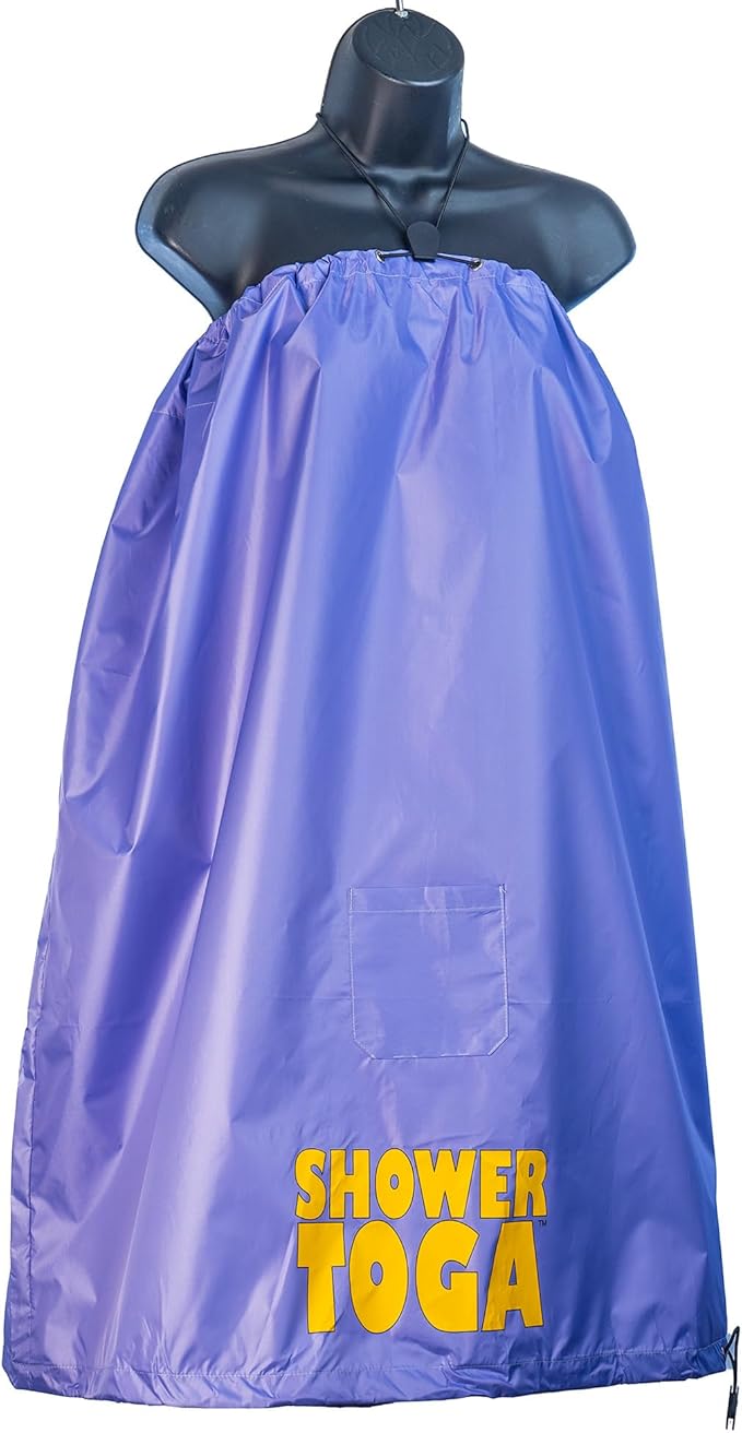Shower Toga - Wearable Shower Garment, Privacy RV & Camping Shower, Surf Poncho, Shower Tent, or Portable Changing Room