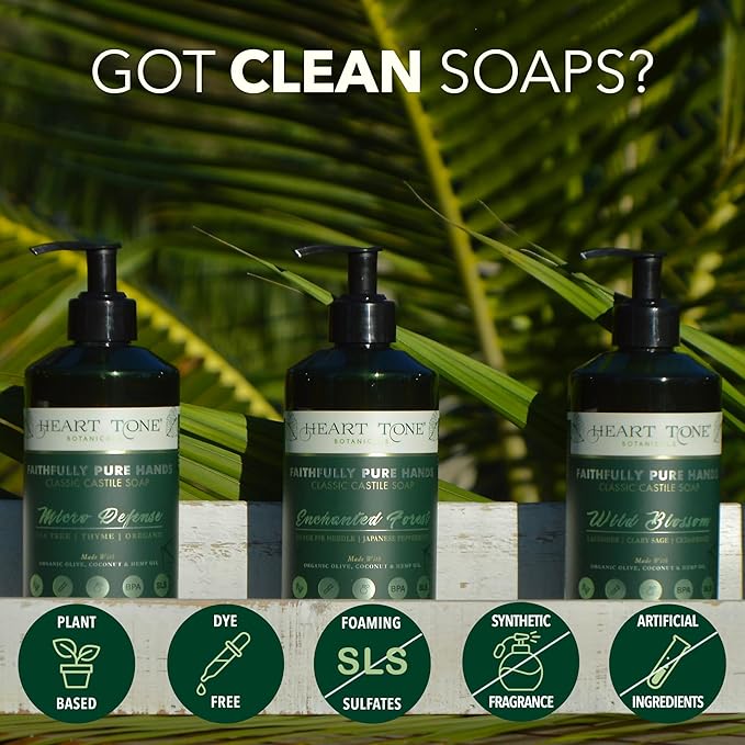 Liquid Castile Soap | Organic Olive and Coconut Oils | Non Drying Formula For All Skin Types | Naturally Fragranced Essential Oils (Key Lime)