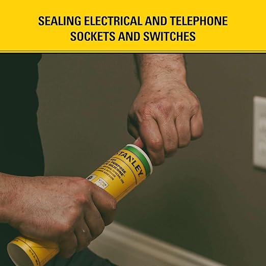 Stanley S421 All-Purpose RTV Silicone Sealant (12 x 10.1 fl.oz.) – 100% Waterproof Black Caulk | Industrial-Grade Silicone for Kitchen, Bathroom, Shower, Window, Door, Indoor & Outdoor Use | 12 Pack