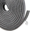 TORRAMI Felt Weather Stripping Seal Tape 11/32 inch x 11/32 inch x 16 ft, Self Adhesive Door Brush Seal Strip with New Package Neat Pile Keep Draft Out Warm in Winter, Grey