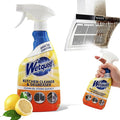 WETQUEEN All Purpose Cleaner Spray, Heavy Duty Kitchen Degreaser Foam Spray, Stubborn Stain Remover for Kitchen, Bathroom, Cooker, Countertops, Tiles, Dual-Spray Nozzle, Lemon Scent, 16.91 Fl Oz