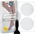 Anti-Slip Shower Stickers - Help Reduce Slipping in Bathtub & Shower, Clear Non-Slip Bath Strips, Strong Adhesive Bathtub Appliques Suitable for Homes with Kids, Adults & Seniors - 24 Pcs - Homergy