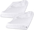 GILDEN TREE Waffle Bath Sheet Quick Dry Towel, Thin Luxury Bath Towels, 40x80 Large Bath Towels 2 Pack Bath Sheets, Modern Style (White)