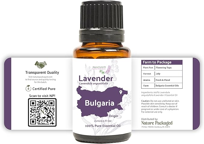 Lavender Oil - Bulgarian Essential Oils - Lavender Diffuser - Pure Therapeutic Grade (2lbs)