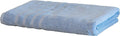 Mosobam Luxury Turkish Towels Bath Sheets 35X70 Allure Blue 700 GSM Bamboo Viscose & Aegean Turkish Combed Cotton