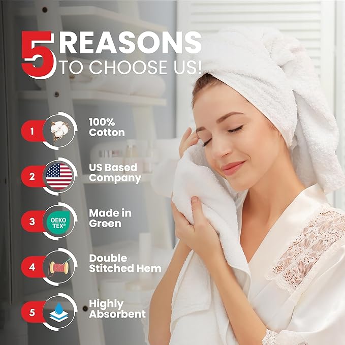 Infinitee Xclusives Purple Hand Towels for Bathroom - Set of 6 (16x28 inches) 600 GSM, 100% Cotton Ultra Soft, Quick Drying, Hotel Quality Hand Towel Set (Profound Purple)