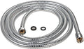 Purelux 100 Inch Extra Long Shower Hose for Handheld Shower Head with Brass Fittings, 8 feet 4 inches made of Stainless Steel Chrome Finish
