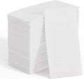 JOLLY CHEF 200 Pack Disposable Paper Napkins, Soft Bathroom Napkins for Guests, 2-Ply White Paper Hand Towels for Halloween, Wedding, Thanksgiving