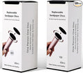 120pcs Replaceable Sandpaper Refill Discs for Electric Foot File Callus Remover Dead Skin Removal (60pcs Rough 60 Grit, 60pcs Smooth 100 Grit)