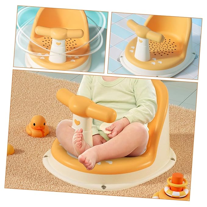 Bath Seat for Months Nonslip Portable Bathtub Support with Ergonomic Comfort and Lightweight Design for Safe Bathing and Playtime