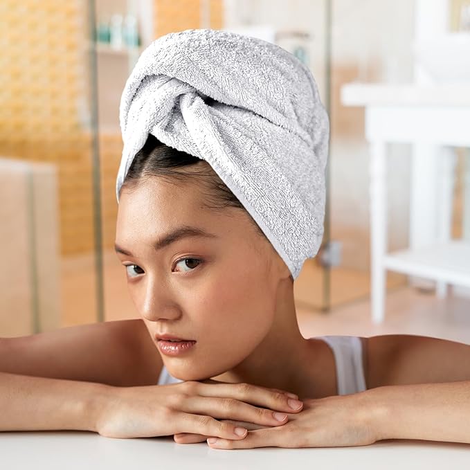 Hand Towels (Pack of 24) White Economy Towels Salon Towels - 100% Cotton Spa Towel– 16 x 27 Inches Highly Absorbable, Facial, Gym, Hair Face Towels Bulk