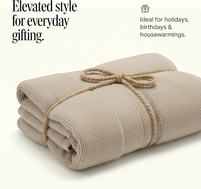 Preston Lane Douro Bath Mat – 100% Cotton, Plush & Absorbent Quick-Dry Bathroom Rug – Hotel-Quality Floor Mat for Shower or Tub, Made in Portugal, Clay