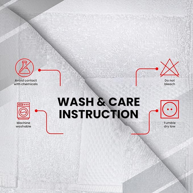 Infinitee Xclusives Luxury Wash Cloths for Showering [13x13] – 100% Cotton Washcloths [Pack of 4], Soft and Absorbent Face Towels for Bathroom Wash Clothes, Gym, and Spa (Brilliant White)